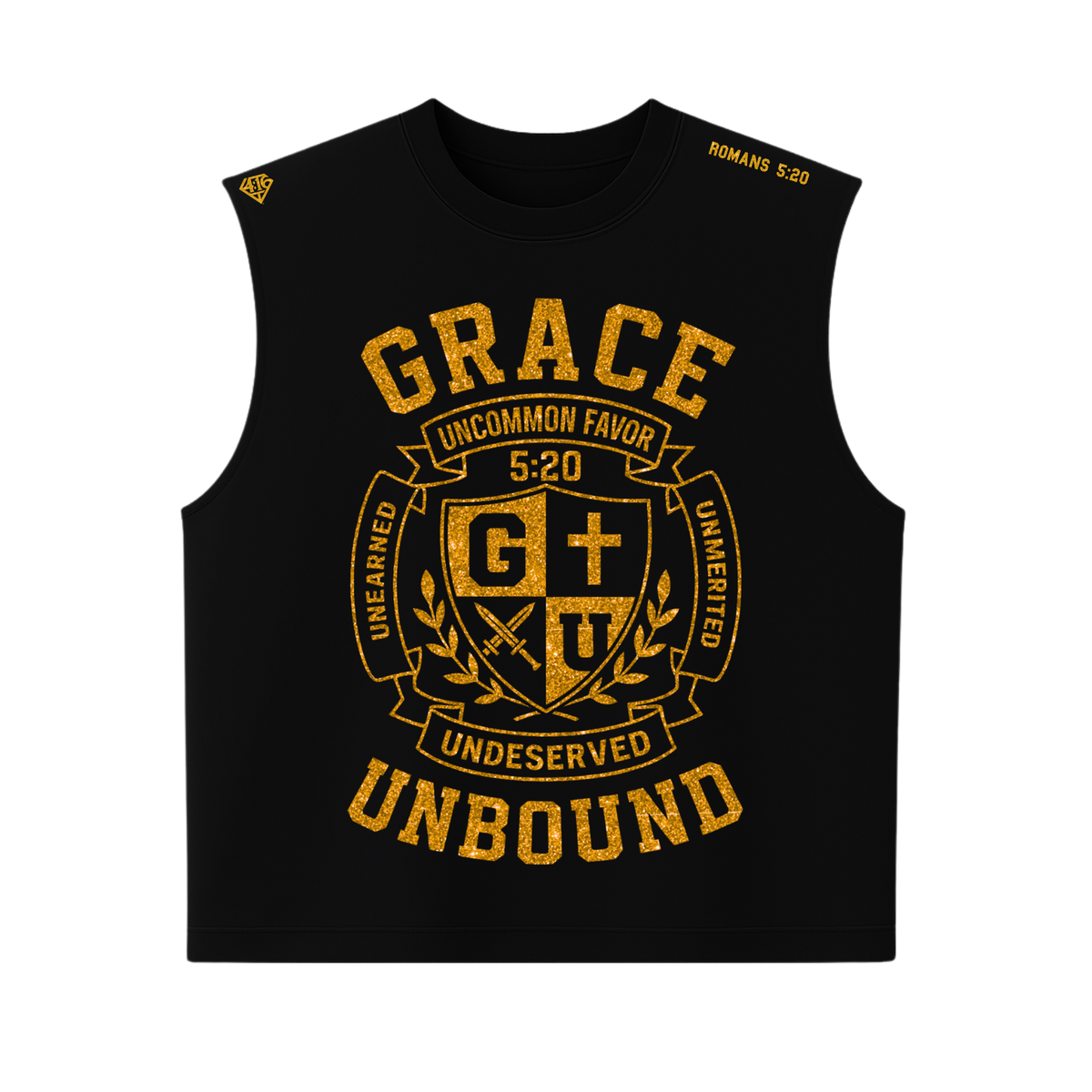 4:16 Grace Unbound Premium Heavy Sleeveless Tee