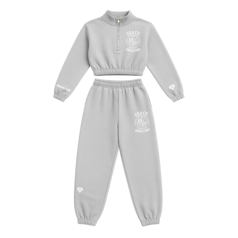 4:16 Grace Unbound Flex Fleece Crop Zip Set