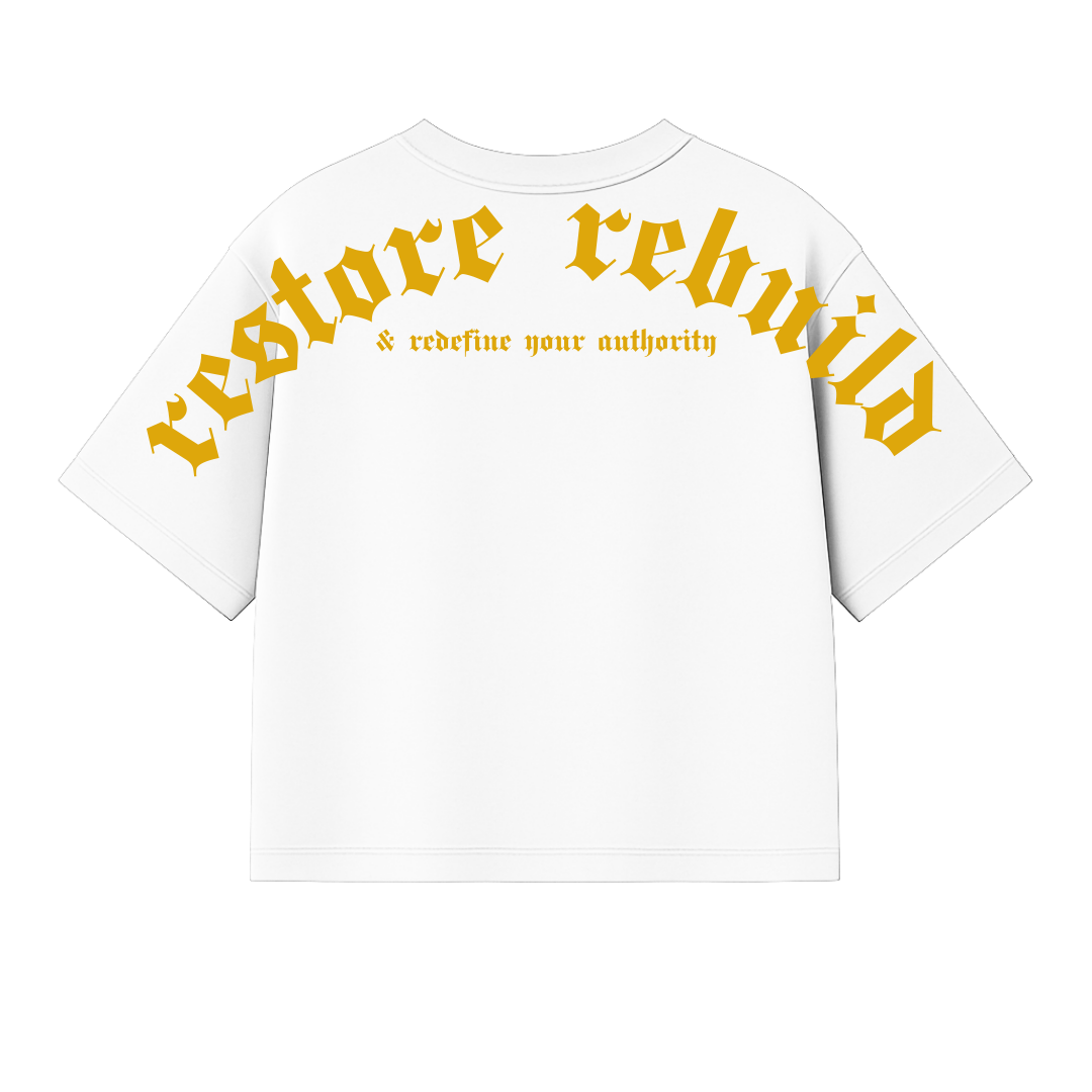 Diamond's, Pearl's & Combat Boots Boxy Crop Tee