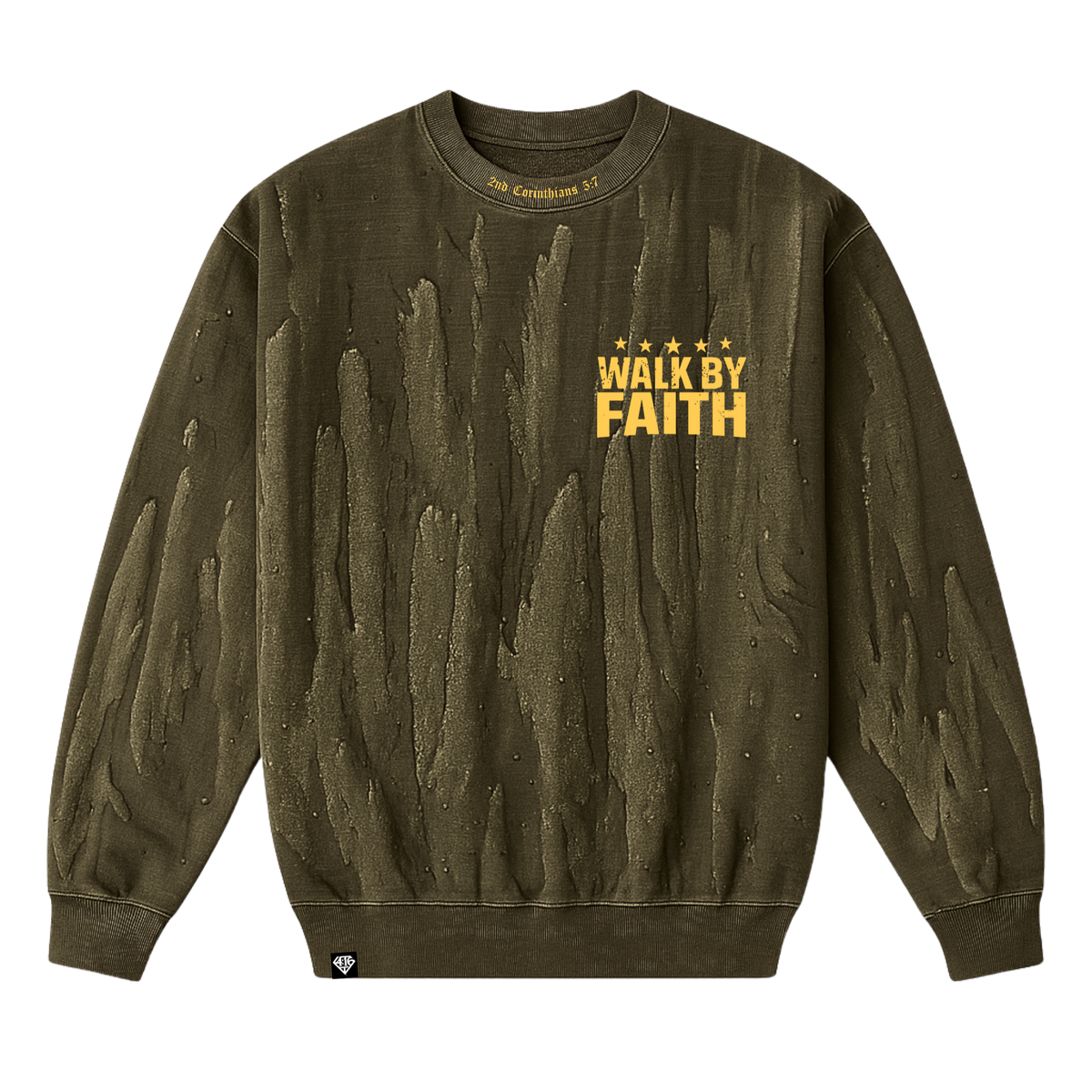 4:16 Uncommon Favor Drip Dye Crewneck