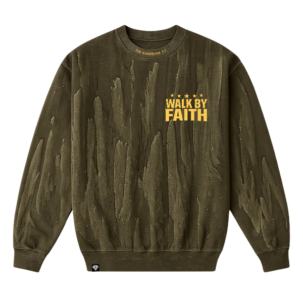 4:16 Uncommon Favor Drip Dye Crewneck