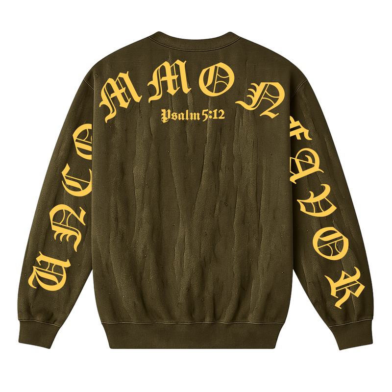 4:16 Uncommon Favor Drip Dye Crewneck