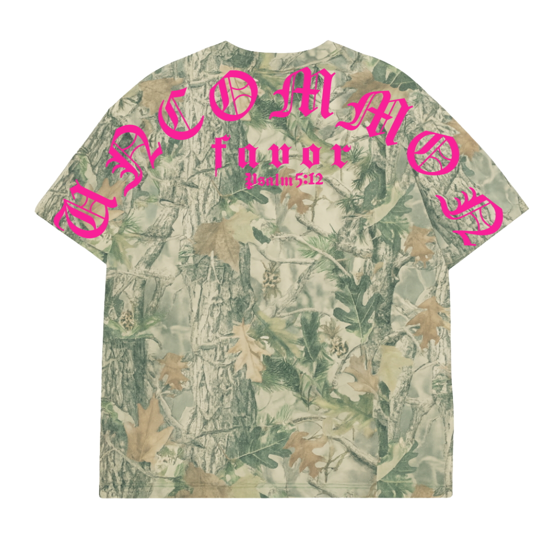 4:16 Walk By Faith Forest Camo T-Shirt