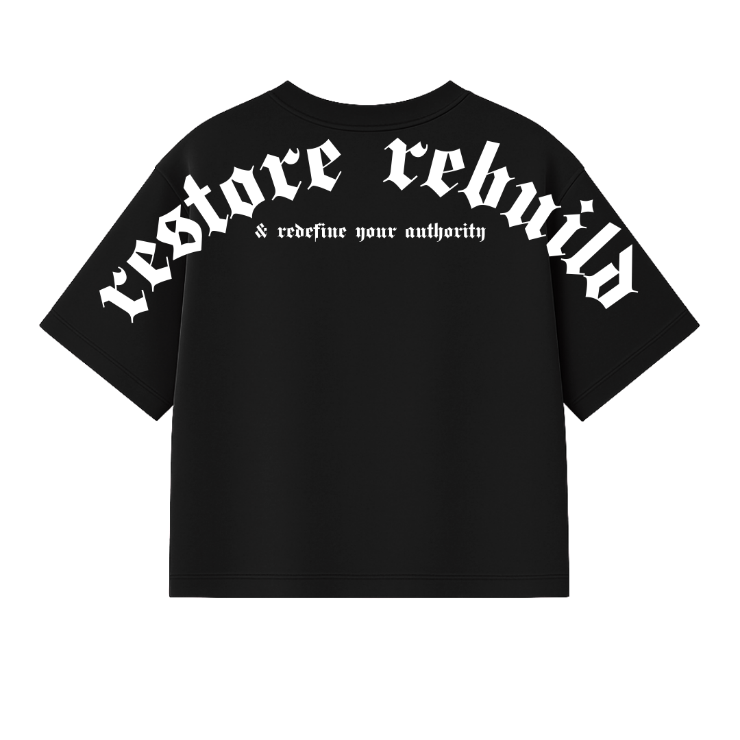 Diamond's, Pearl's & Combat Boots Boxy Crop Tee