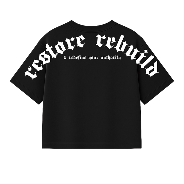 Diamond's, Pearl's & Combat Boots Boxy Crop Tee