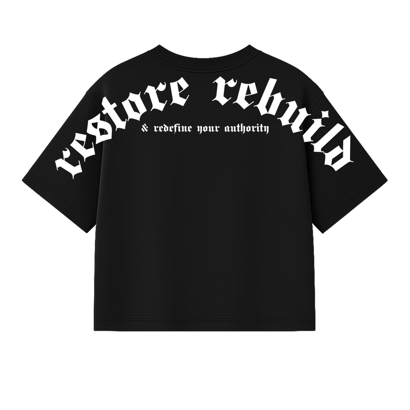 Diamond's, Pearl's & Combat Boots Boxy Crop Tee