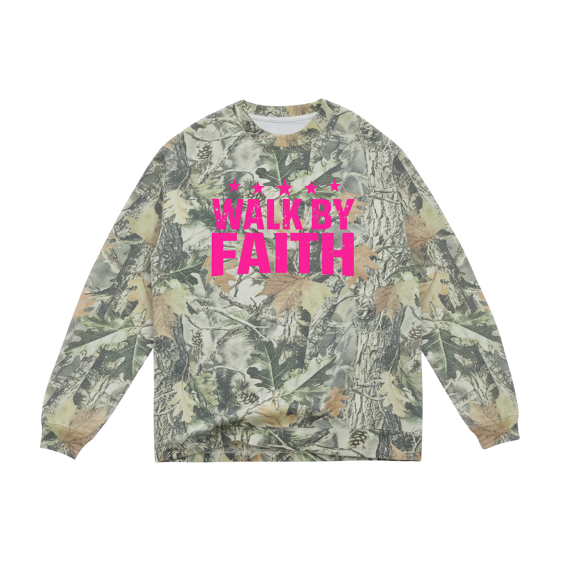 Walk By Faith — Camo Long Sleeve
