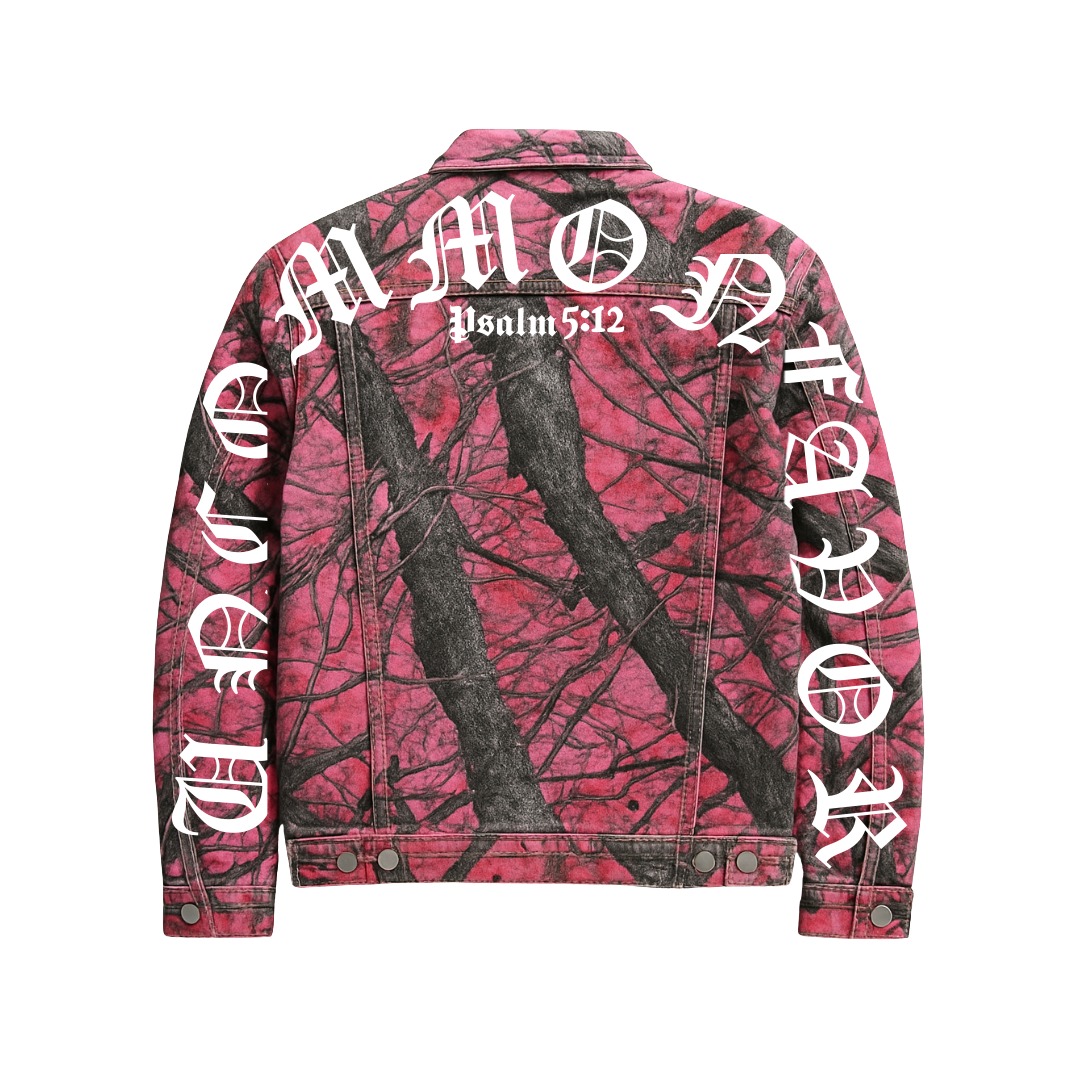 4:16 Uncommon Favor Camo Denim Jacket