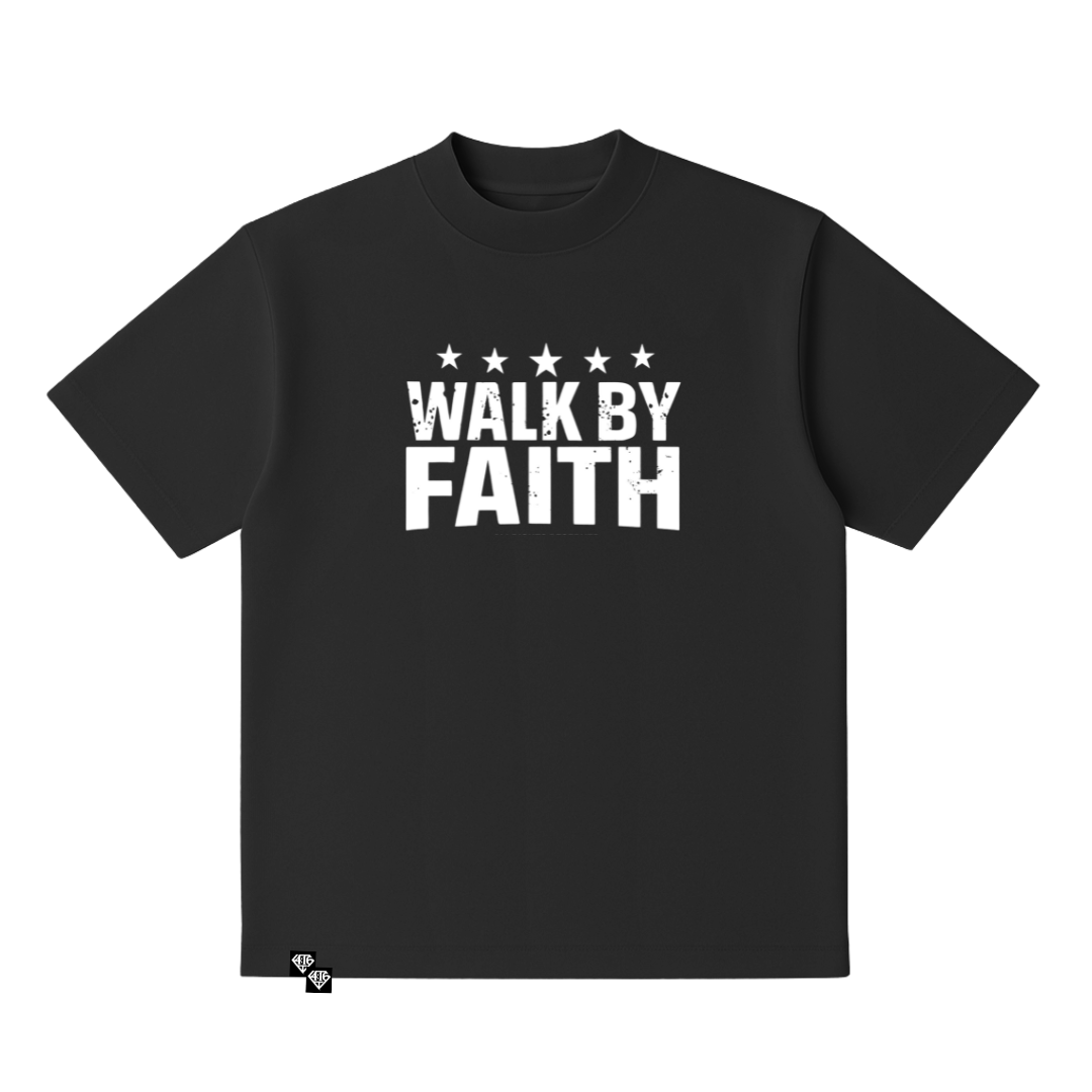 Walk By Faith Mockneck Tee