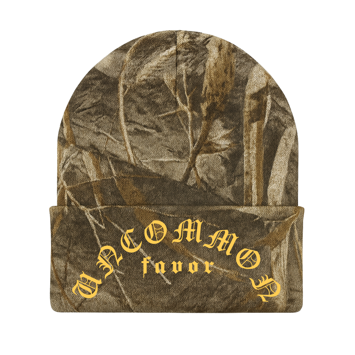 4:16 Uncommon Favor Camo Beanie