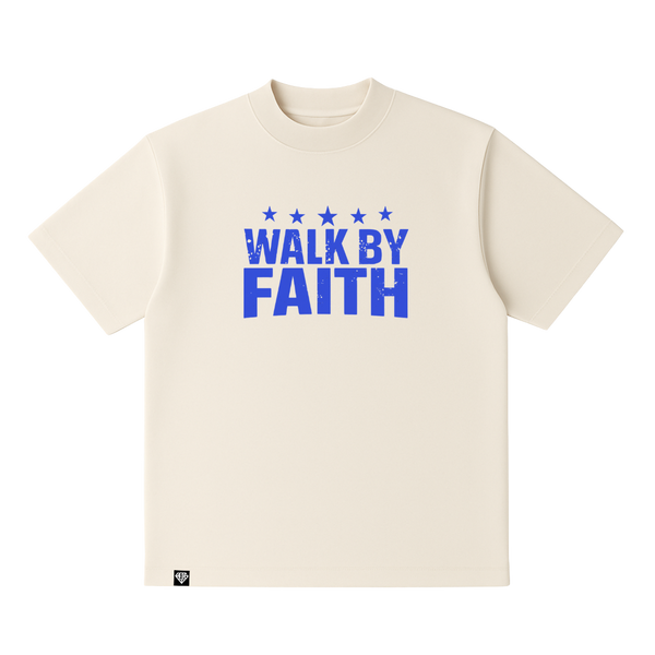 Walk By Faith Mockneck Tee