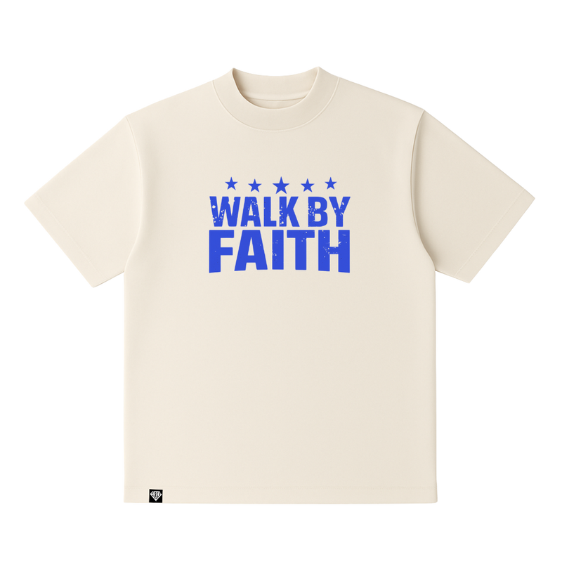 Walk By Faith Mockneck Tee