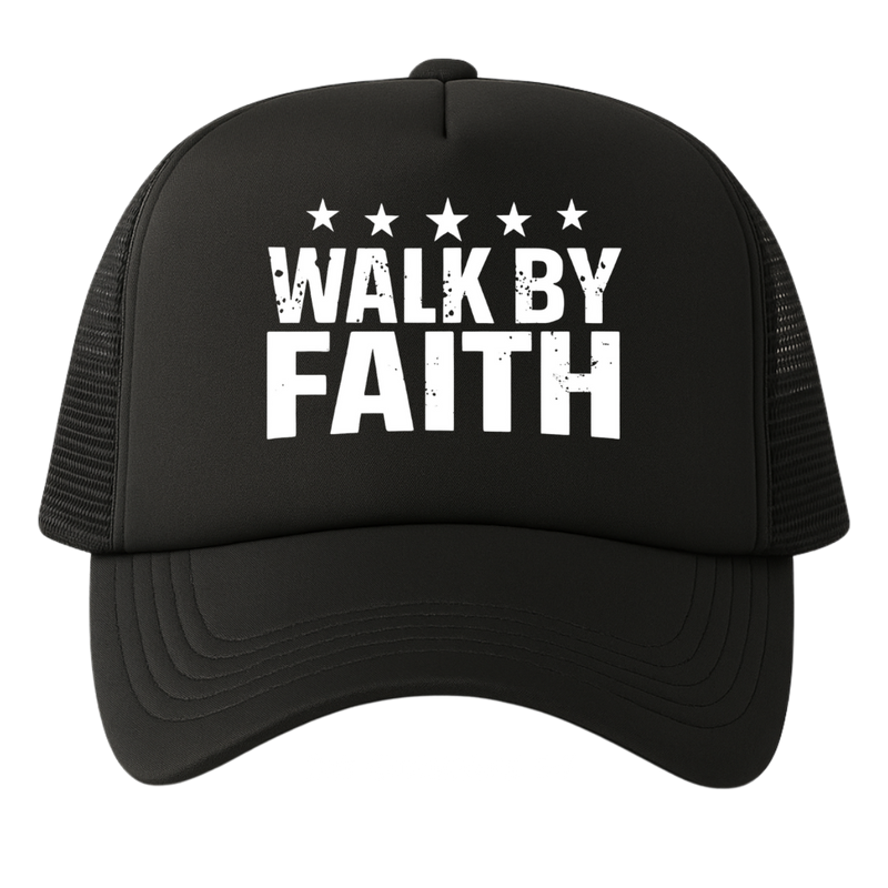 Walk By Faith Trucker Hat