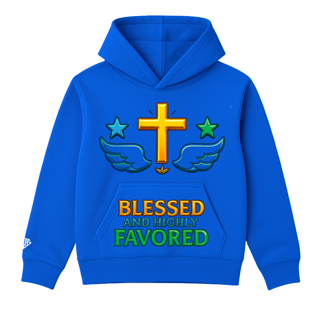 Blessed And Highly Favored Youth Hoodie