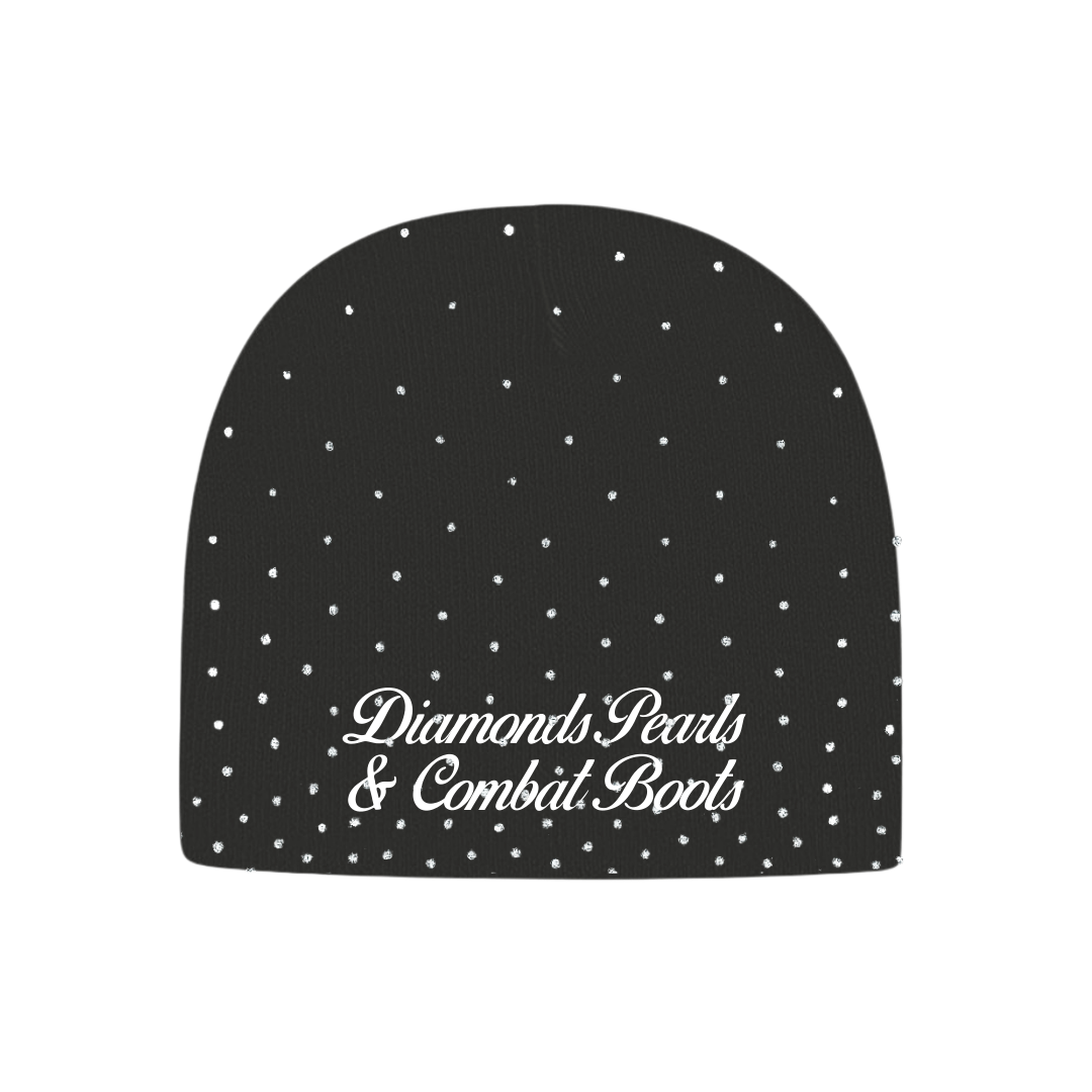 Diamond's, Pearl's & Combat Boots Beanie