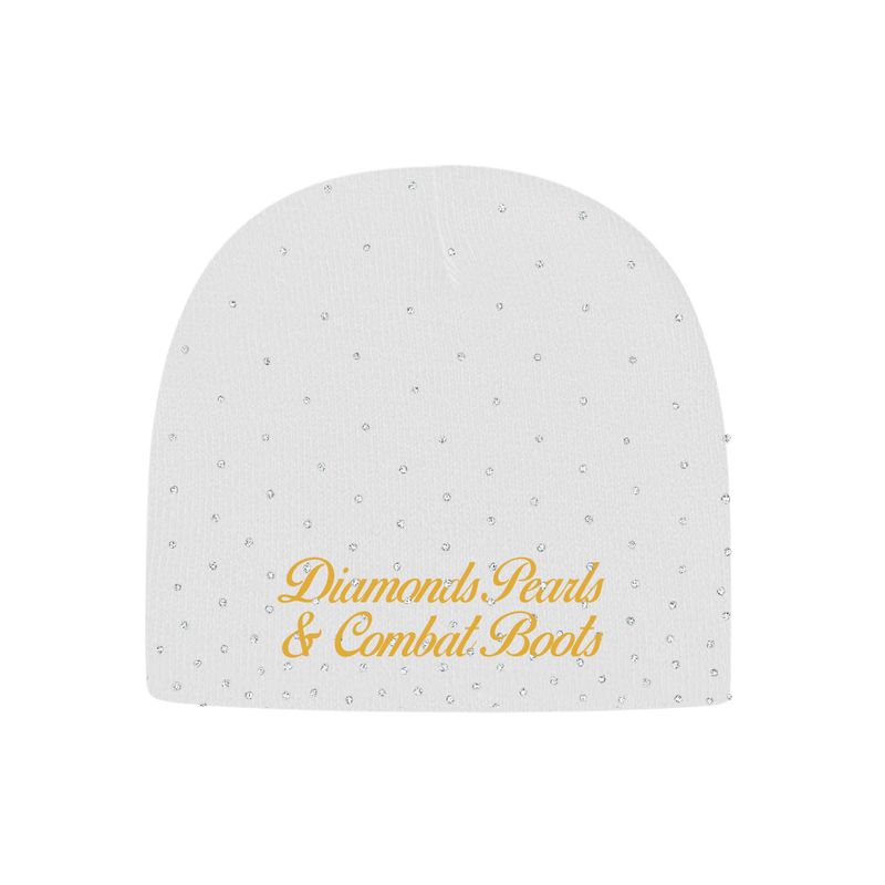 Diamond's, Pearl's & Combat Boots Beanie