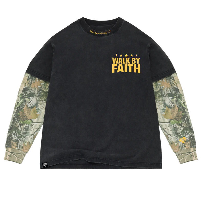 Walk By Faith Camo Longsleeve