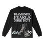 Diamond's, Pearl's & Combat Boots Long Sleeve